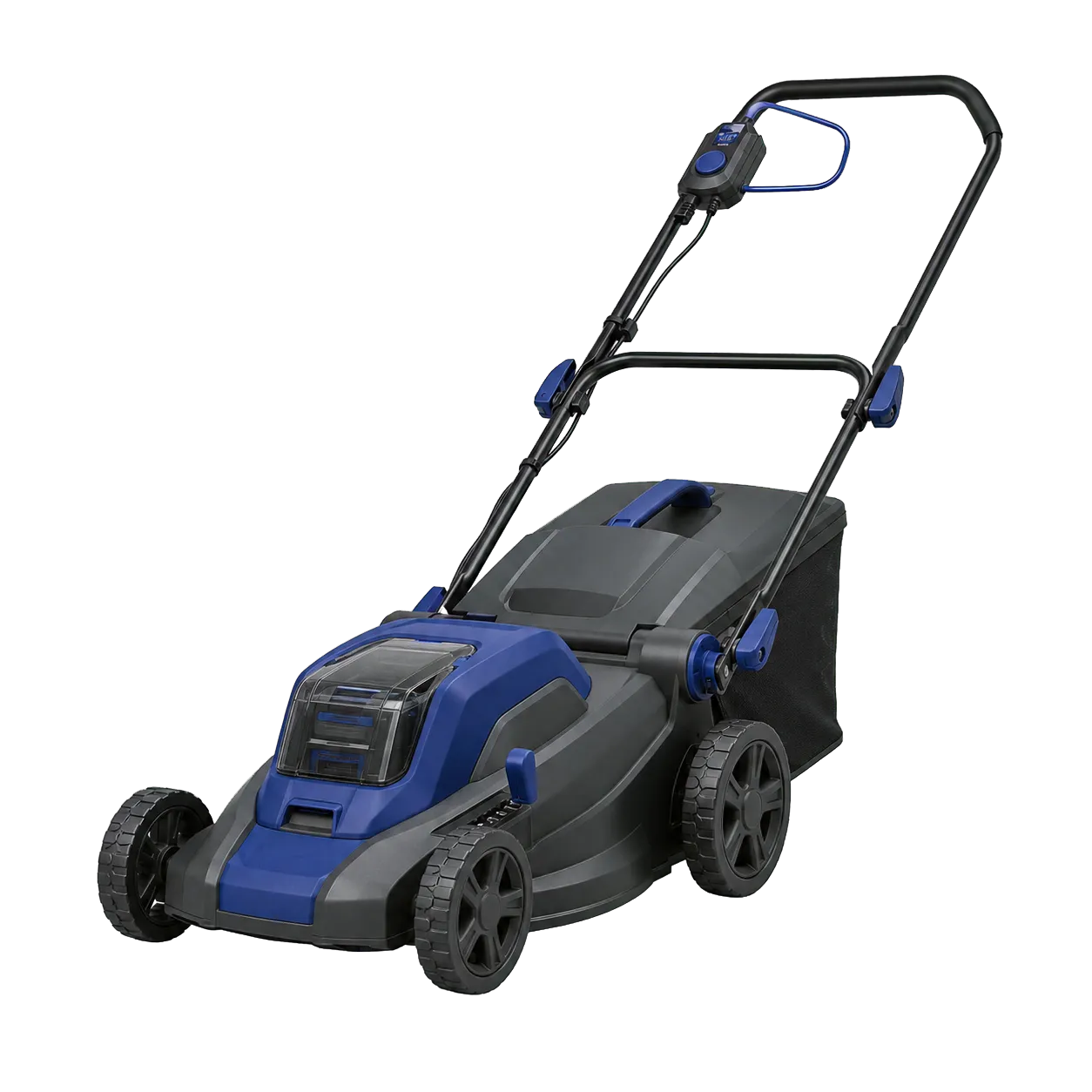 Cordless electric walk-behind lawn mower