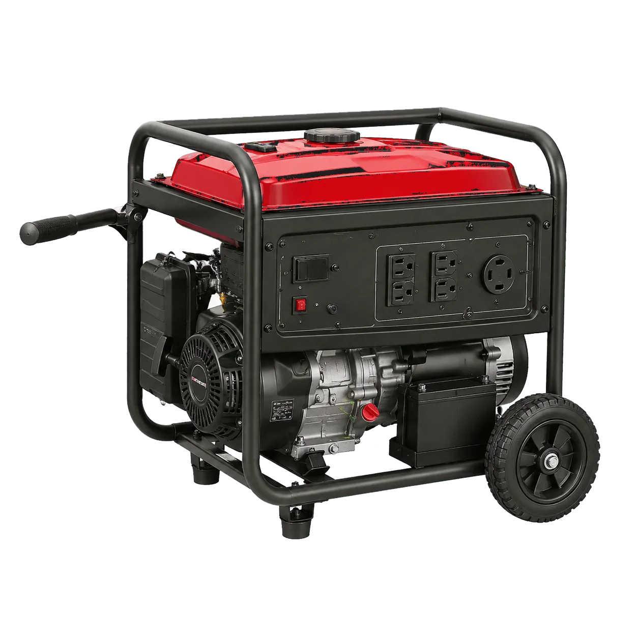 Portable open-frame generator