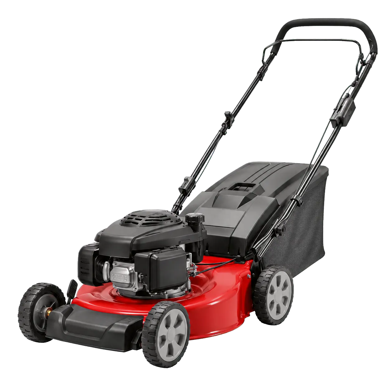 Gas-powered push lawn mower
