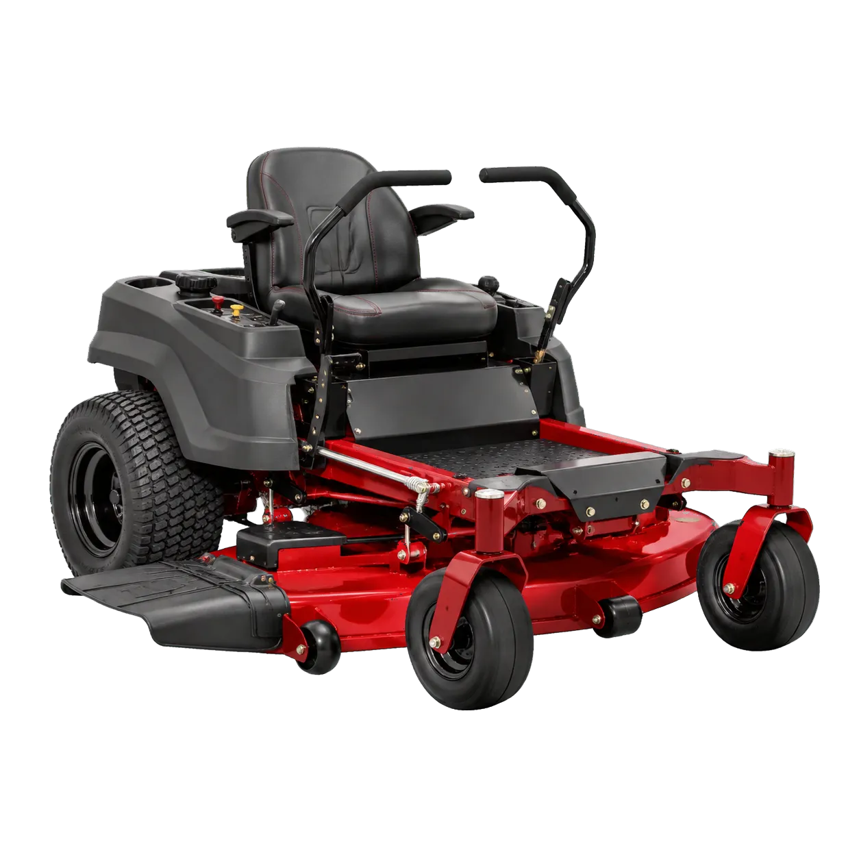 Zero-turn riding lawn mower